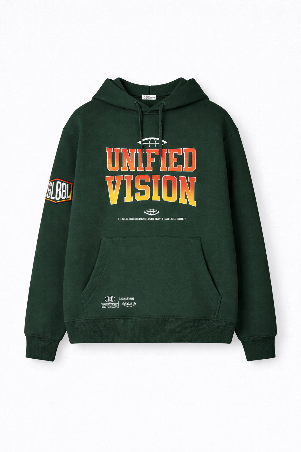 Unified Vision Dark Green Hoodie