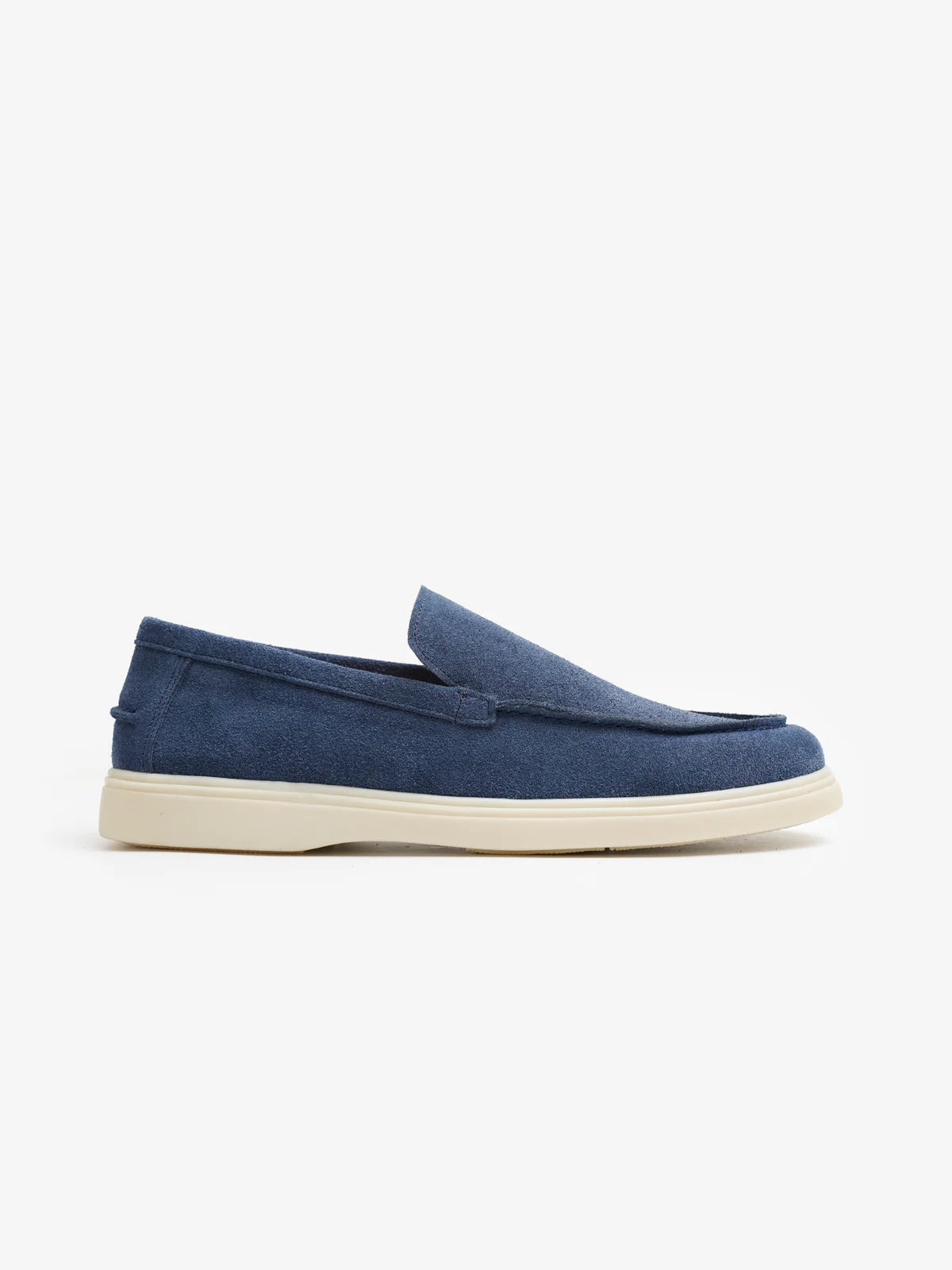 Mocassins Premium en Daim Bleu Marine – Style Italien Élégant