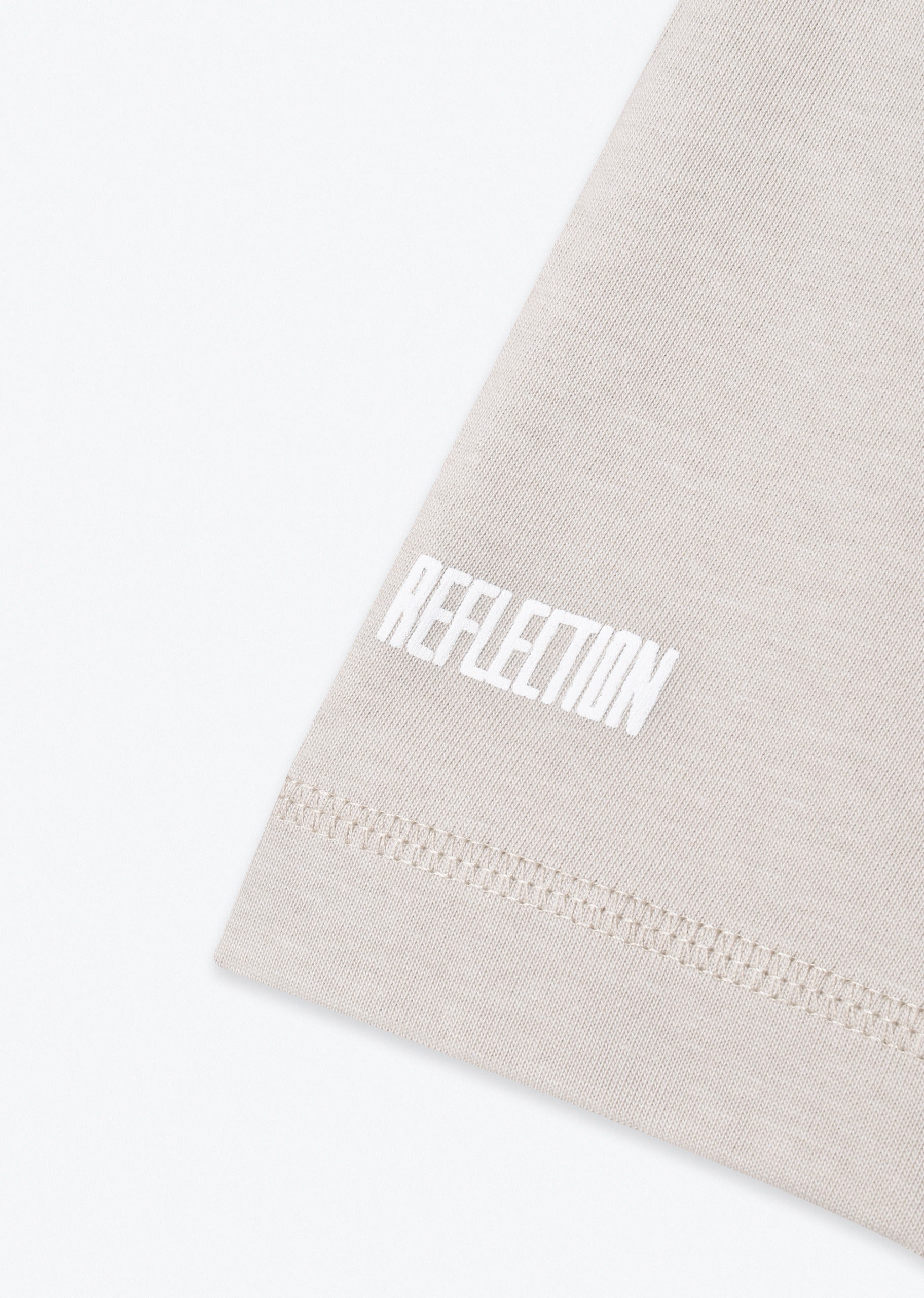 T-Shirt Premium Oversize Beige « Snow Memory » – 100% Coton Épais