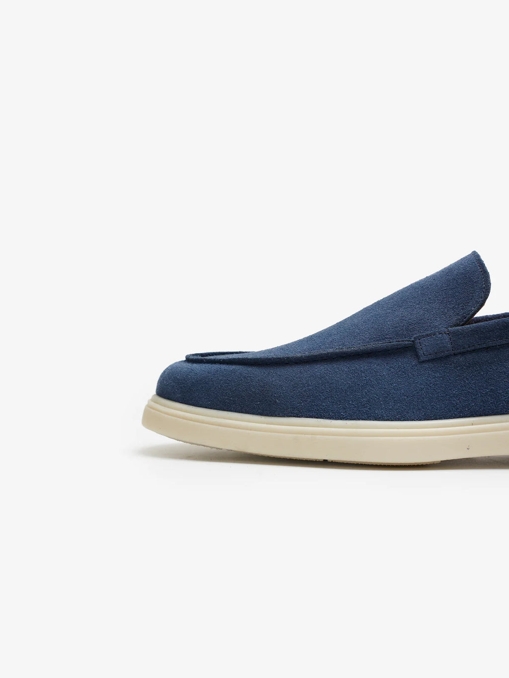 Mocassins Premium en Daim Bleu Marine – Style Italien Élégant