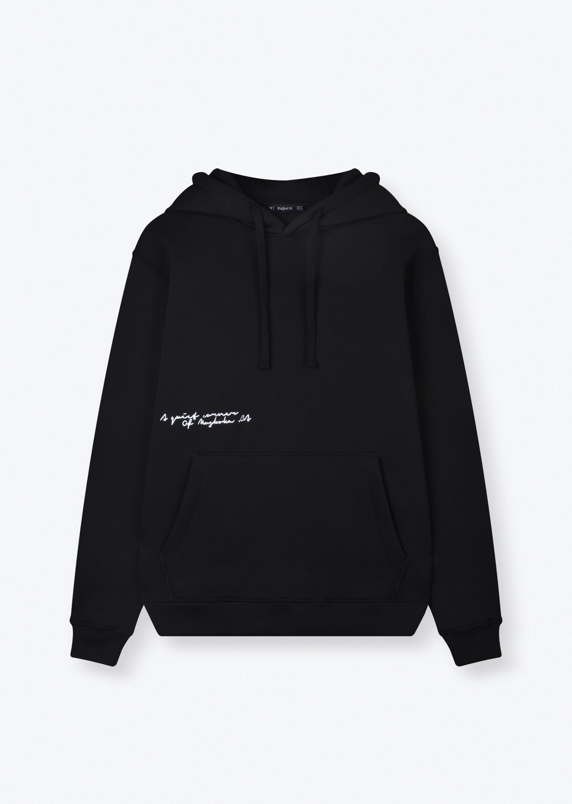 A Quiet Corner Hoodie – Black