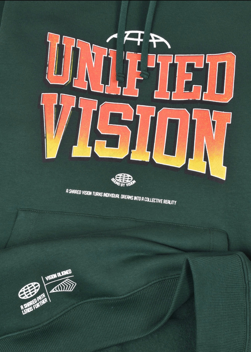 Unified Vision Dark Green Hoodie