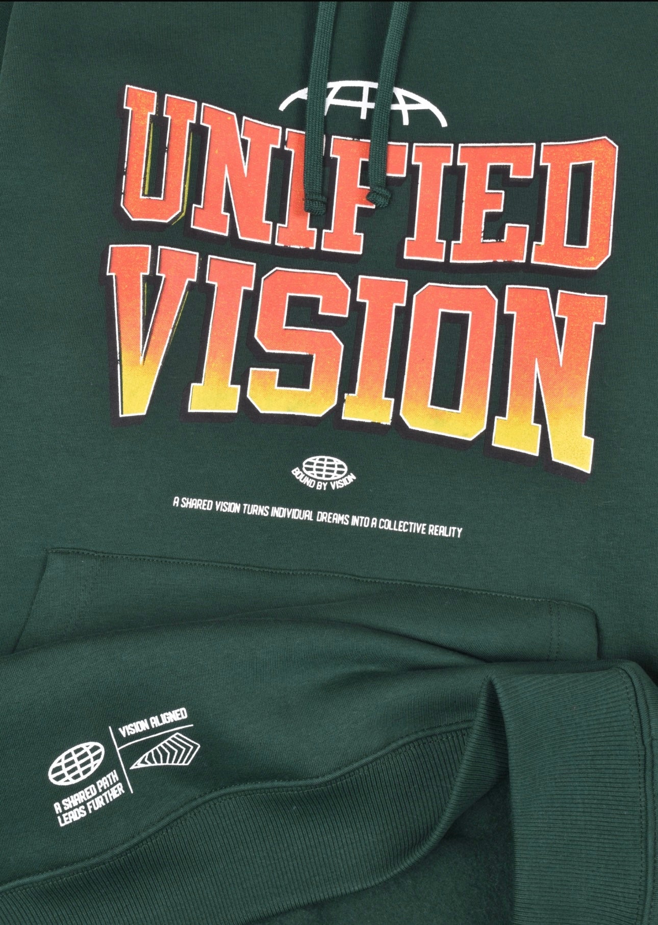 Unified Vision Dark Green Hoodie