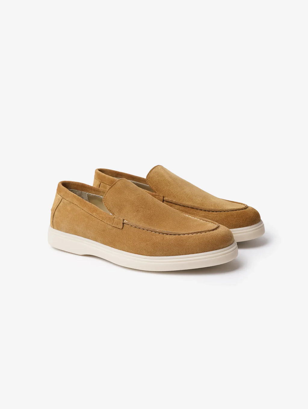 Mocassins Premium en Daim Camel – Élégance Casual Luxe