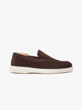 Mocassin Signature en Daim Marron – Édition Premium