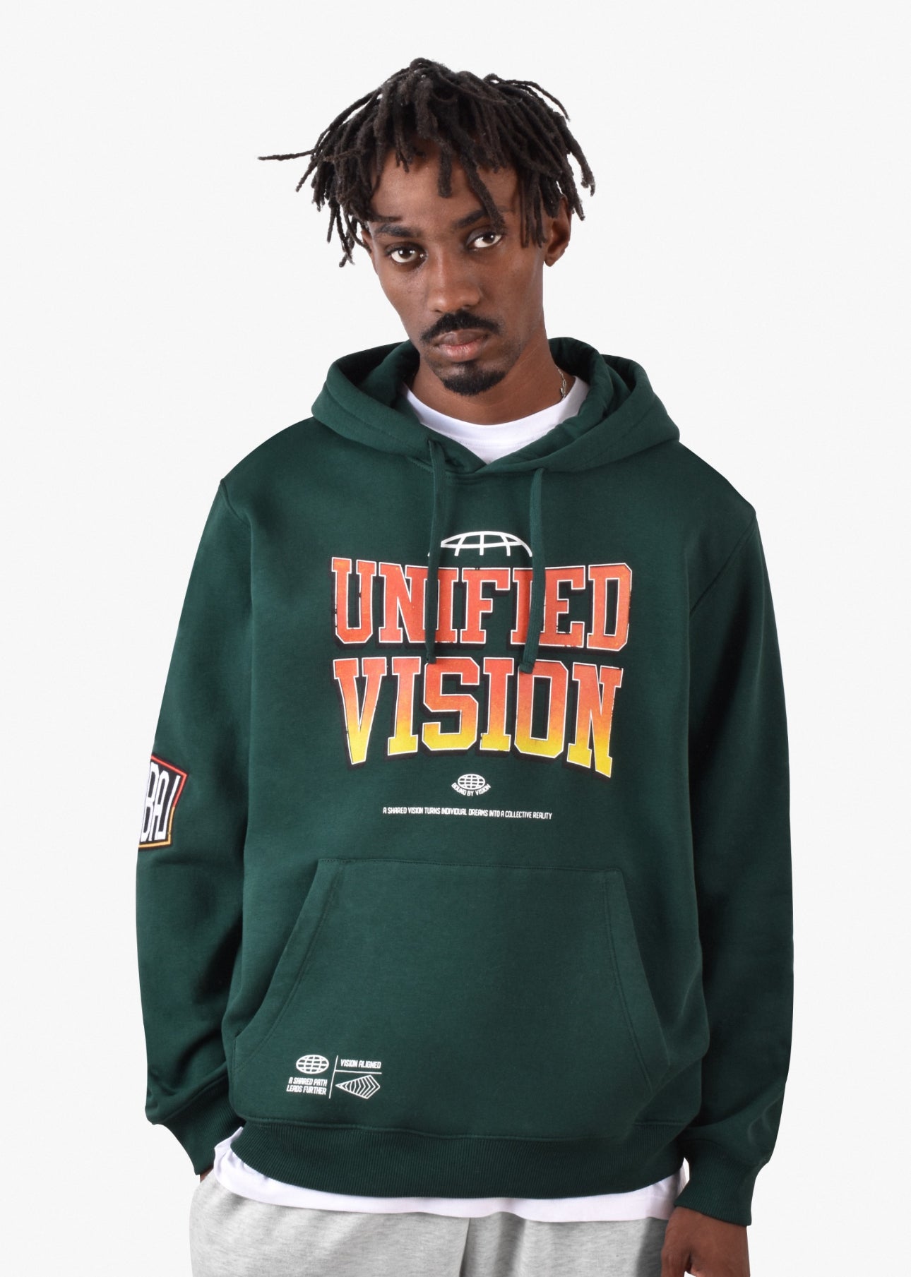 Unified Vision Dark Green Hoodie